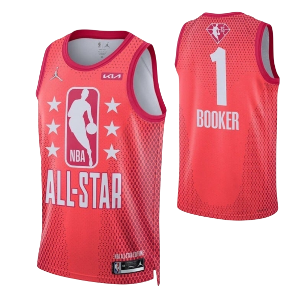 Баскетбольная джерси Devin Booker All Star 2022 Red