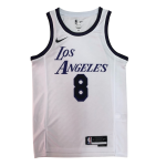 Баскетбольная джерси Kobe Bryant 8 White Black