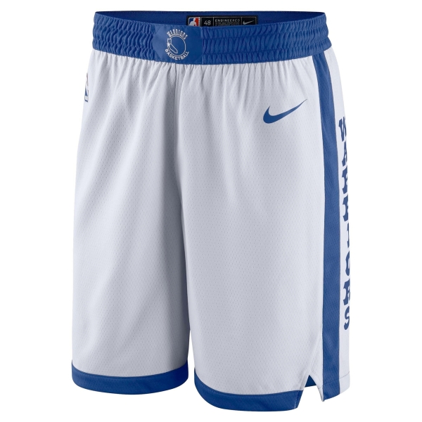 Баскетбольные шорты Nike NBA Golden State Warriors Swingman White