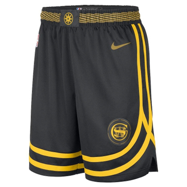 Баскетбольные шорты Nike NBA Swingman City Edition Golden State Warriors Black