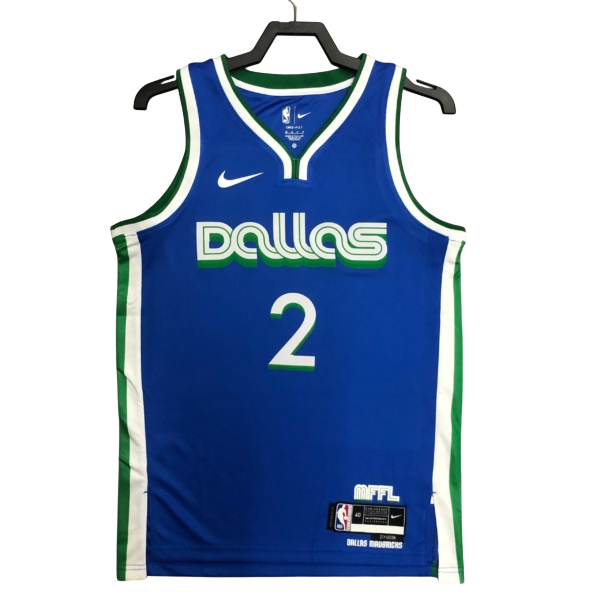 Баскетбольныя джерси Kyrie Irving Dallas Mavericks Blue Finals City Edition