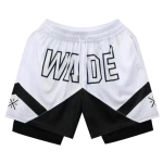 Двойные баскетбольные шорты WADE White Black