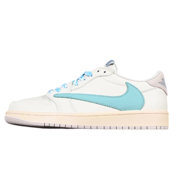 Travis Scott x Air Jordan 1 Low White Blue